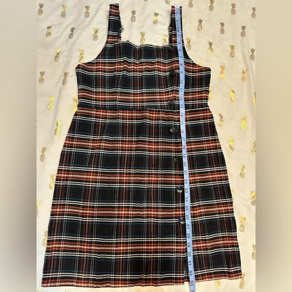 Plaid Volcom Dress, True to This, Ladies Sz 10 (L). Adjustable straps. - Picture 4 of 16